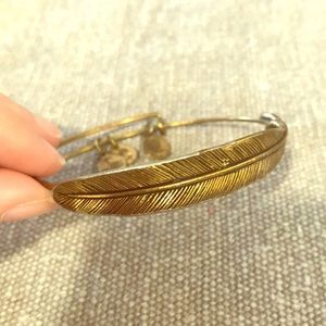 Alex and Ani Plume Feather Bangle